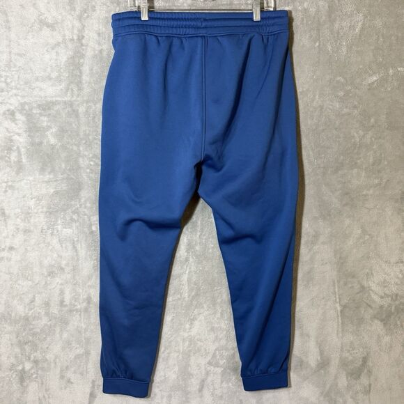 Under Armour ColdGear Joggers XL Blue Loose Fleece Lined Sweatpants Tapered - Picture 3 of 10